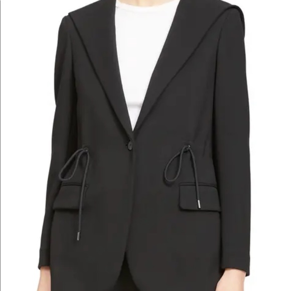 Theory double breasted hooded blazer - Picture 1 of 1